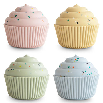 Lot de 4 jouets de bain - Cupcake