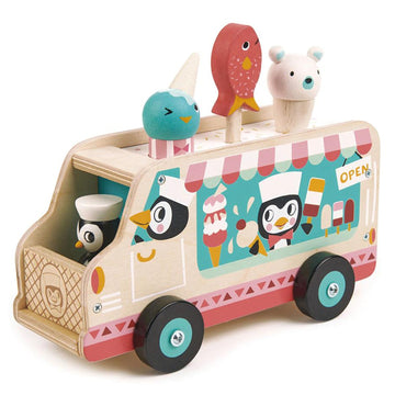 Le Chariot de Crème Glacée des Pingouins
