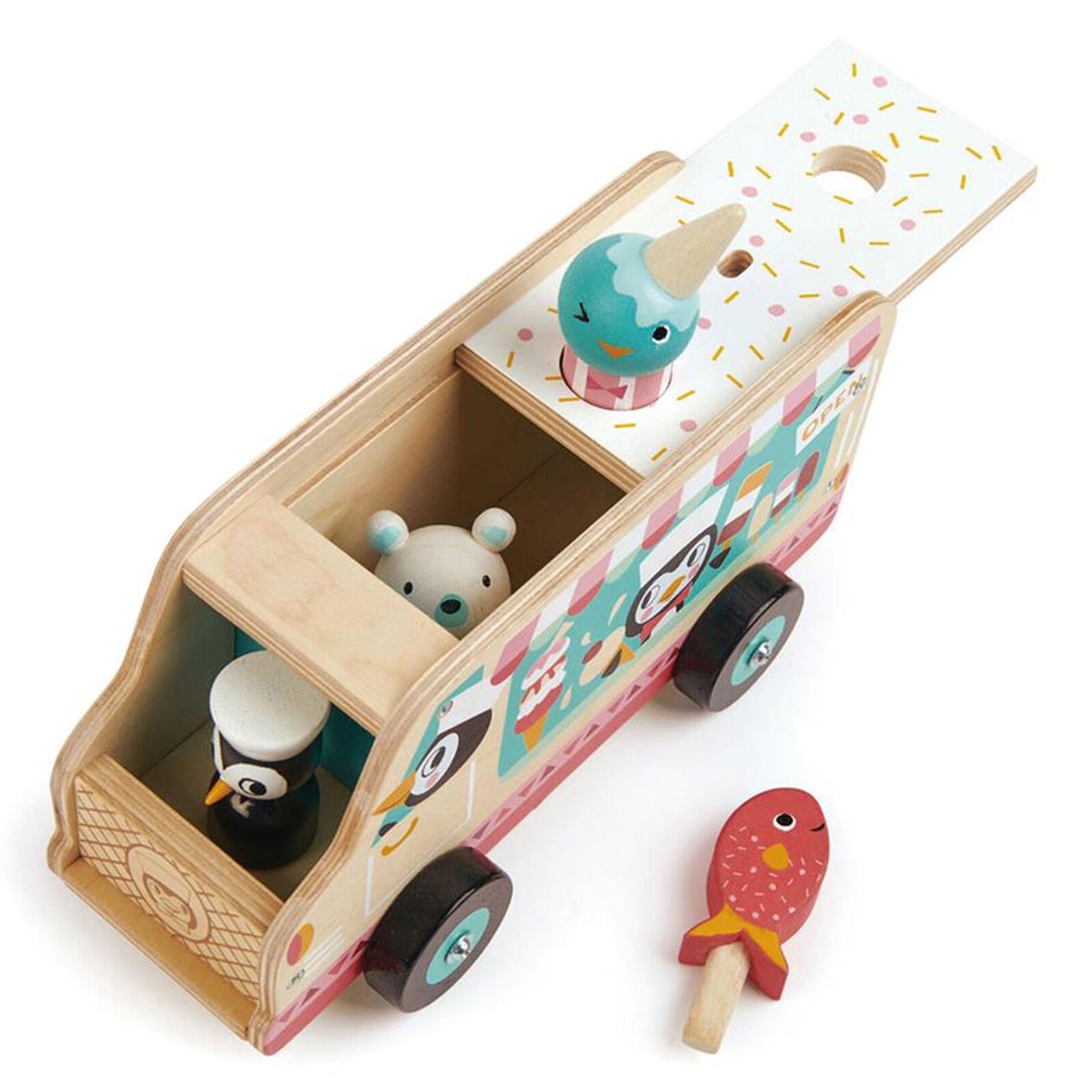 Le Chariot de Crème Glacée des Pingouins