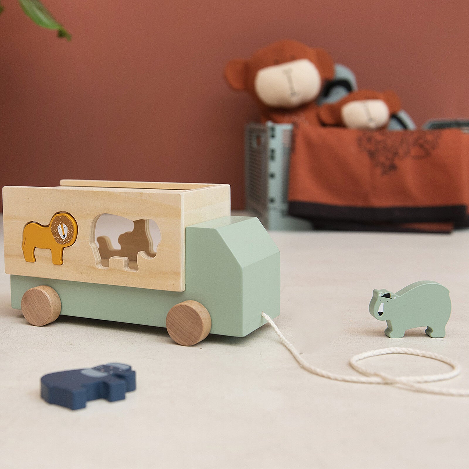 Camion en Bois Animaux