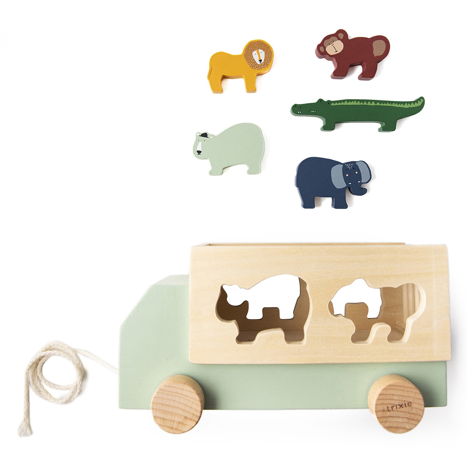 Camion en Bois Animaux