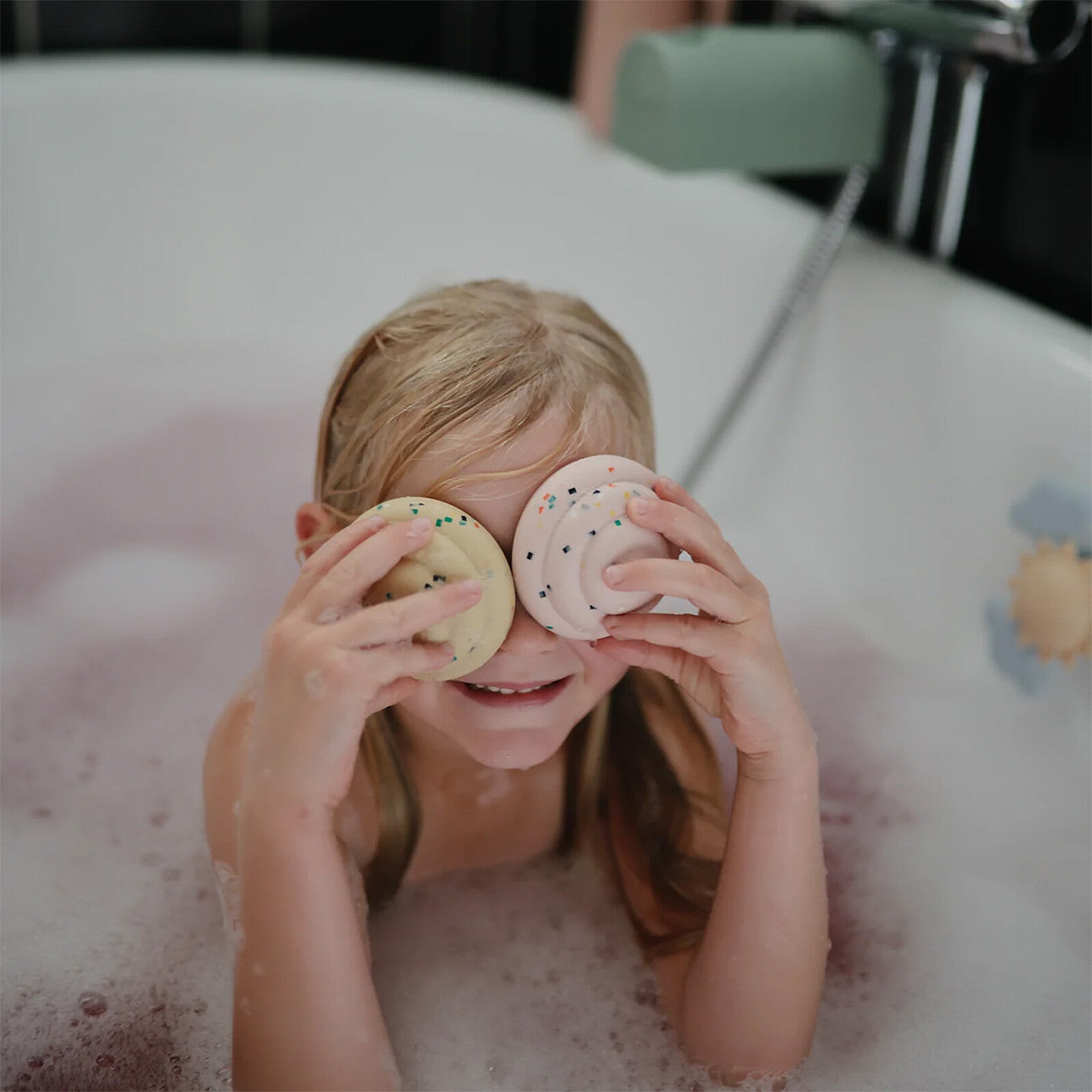 Lot de 4 jouets de bain - Cupcake