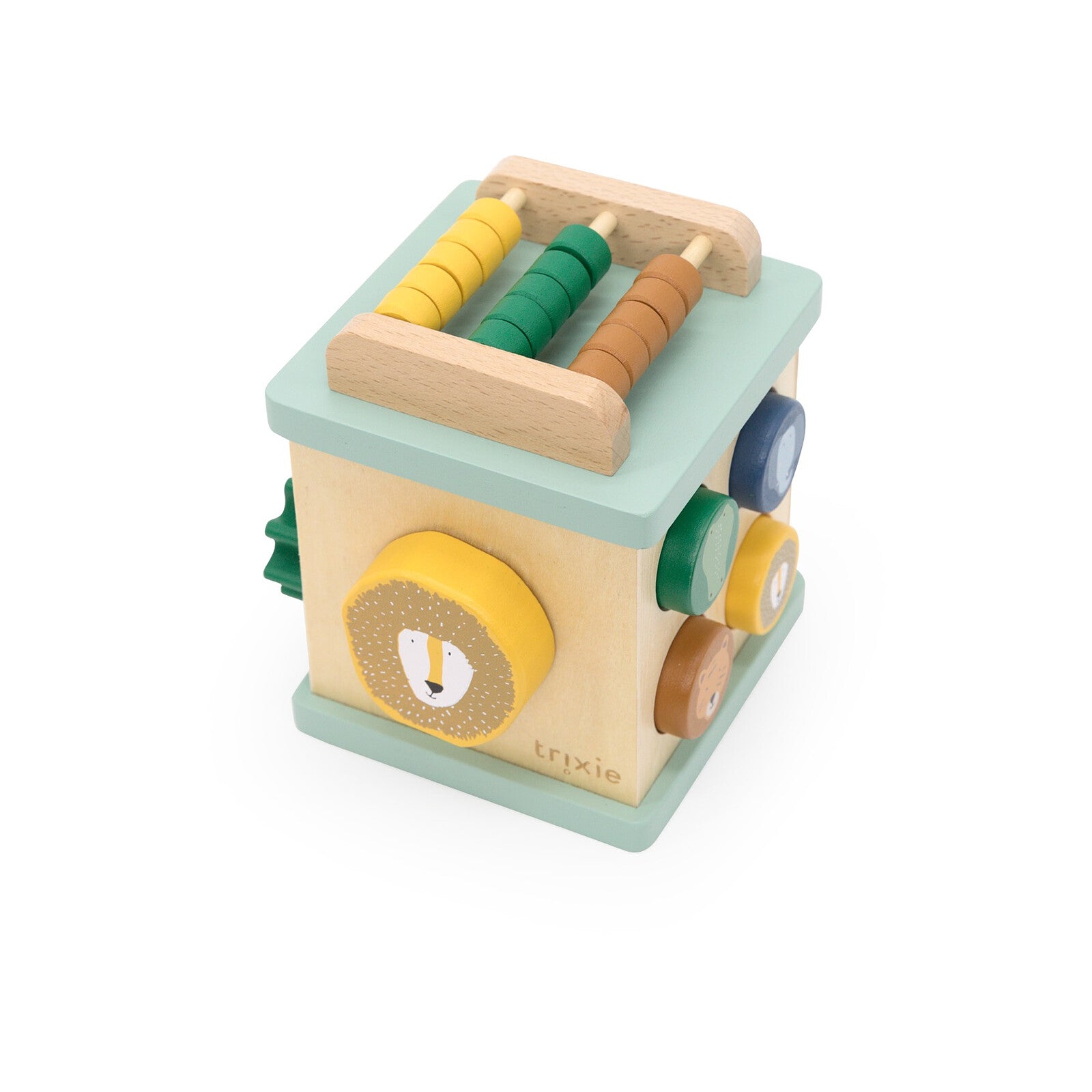Mini Cube d'Activités 5-en-1 en Bois